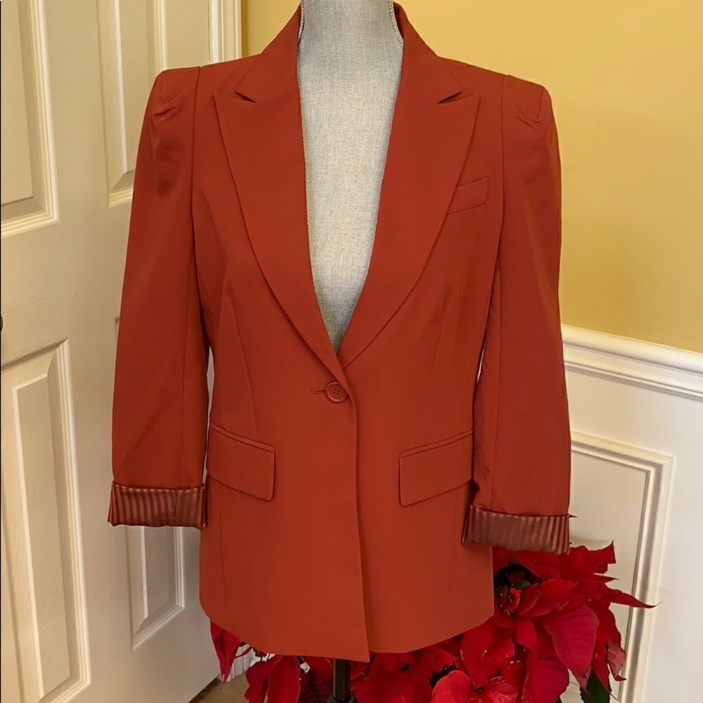 Reddish Brown Forever 21 Blazer